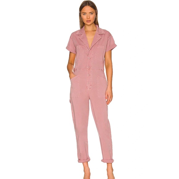 pistola Pants - Pistola Grover Field Suit in Ash Rose XS